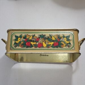 Gold and Multicolor Decorative Tray